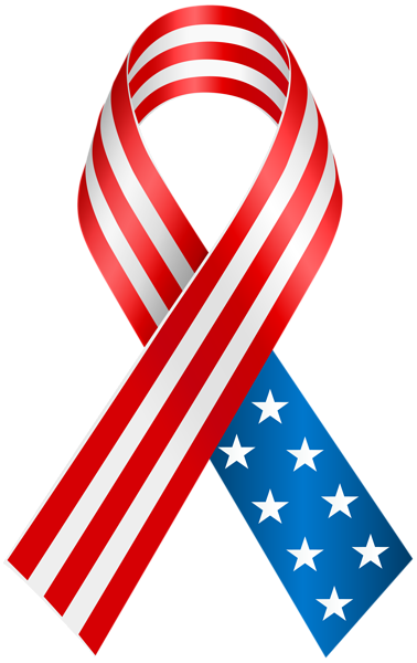 This png image - USA Ribbon PNG Clip Art Image, is available for free download