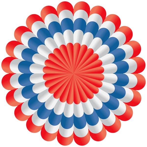 This png image - USA Rosette Decor PNG Clip Art Image, is available for free download