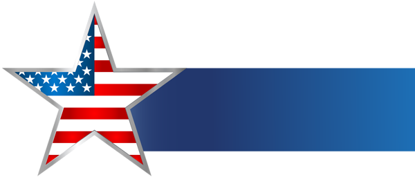 This png image - USA_Star Banner PNG Clip Art Image, is available for free download