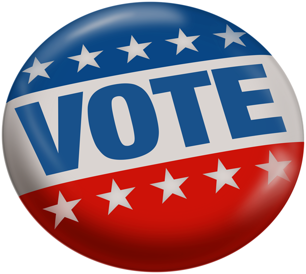 This png image - US Vote Blue Badge PNG Clipart, is available for free download
