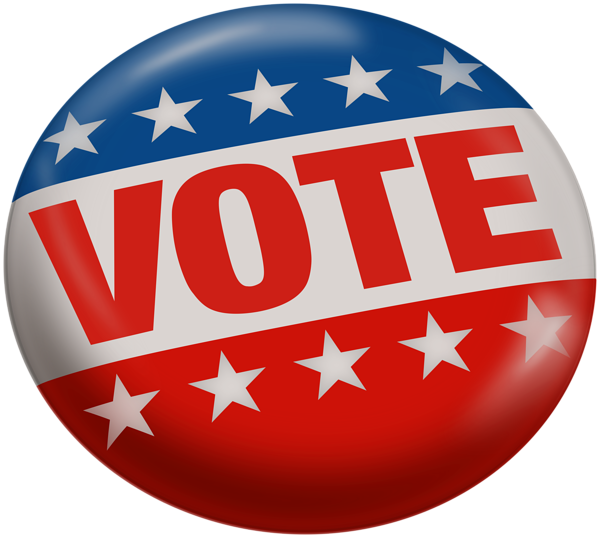 This png image - US Vote Red Badge PNG Clipart, is available for free download