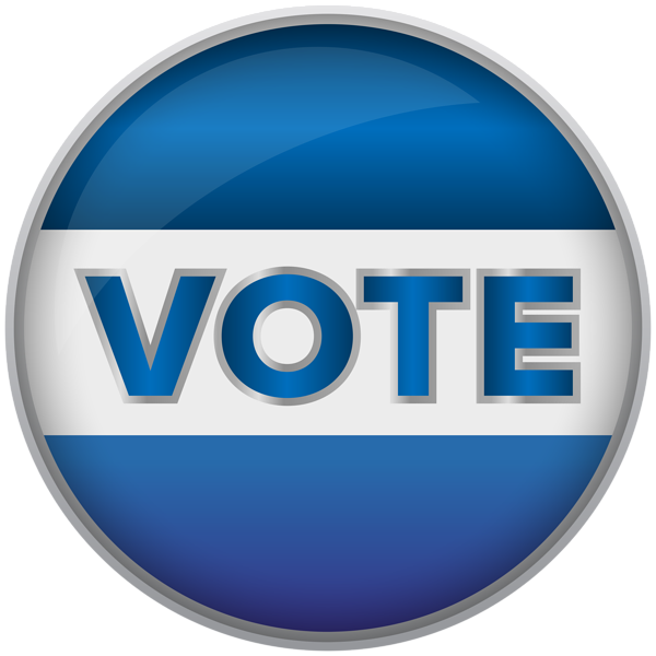 This png image - Vote Blue Badge PNG Clip Art Image, is available for free download