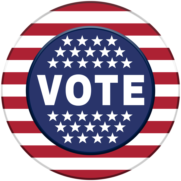 This png image - Vote US Style Badge PNG Clipart, is available for free download