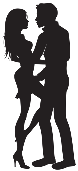 This png image - Couple Silhouettes PNG Clip Art Image, is available for free download