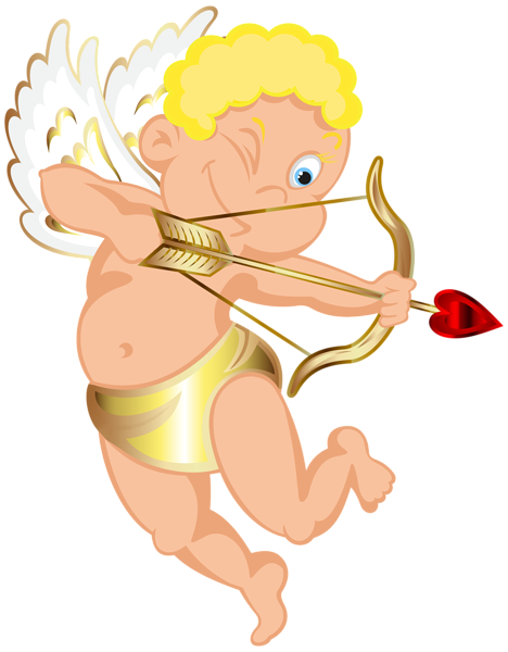 This png image - Cupid Angel PNG Clipart Image, is available for free download