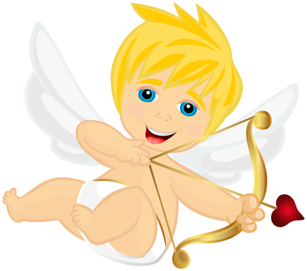 This png image - Cupid with Bow PNG Clip Art Image, is available for free download