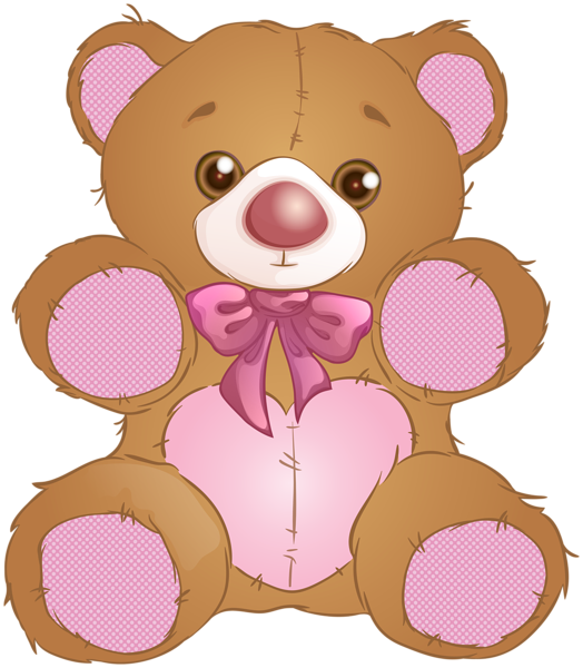 This png image - Cute Valentine's Teddy Bear PNG Clipart, is available for free download