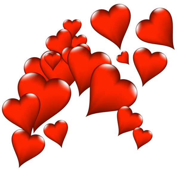 This png image - Deco Hearts PNG Picture, is available for free download