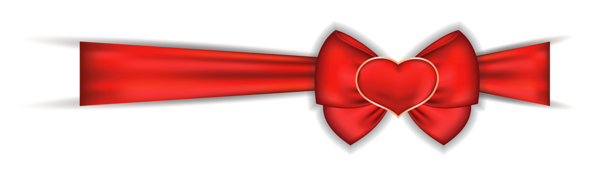 This png image - Decorative Bow Heart PNG Clipart Picture, is available for free download