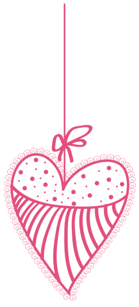 This png image - Decorative Heart Transparent PNG Clip Art Image, is available for free download