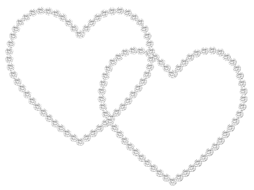This png image - Diamond Hearts PNG Clipart, is available for free download