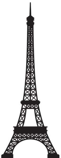 This png image - Eiffel Tower Silhouette PNG Clip Art Image, is available for free download