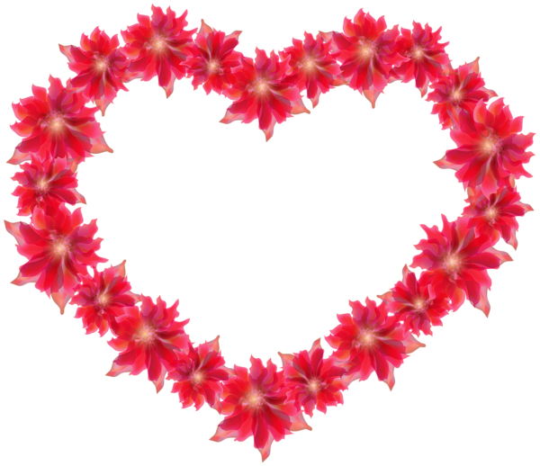 This png image - Floral Heart Transparent Image, is available for free download