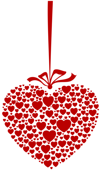 This png image - Hanging Heart Transparent PNG Clip Art Image, is available for free download