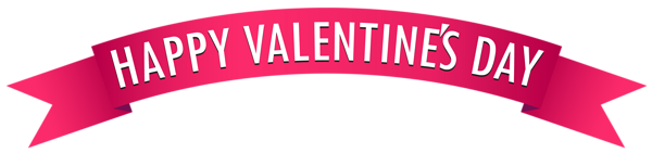 This png image - Happy Valentine's Day Banner PNG Image, is available for free download