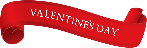 This png image - Happy Valentine's Day Banner Transparent PNG Image, is available for free download