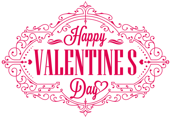 This png image - Happy Valentine's Day Decor PNG Image, is available for free download