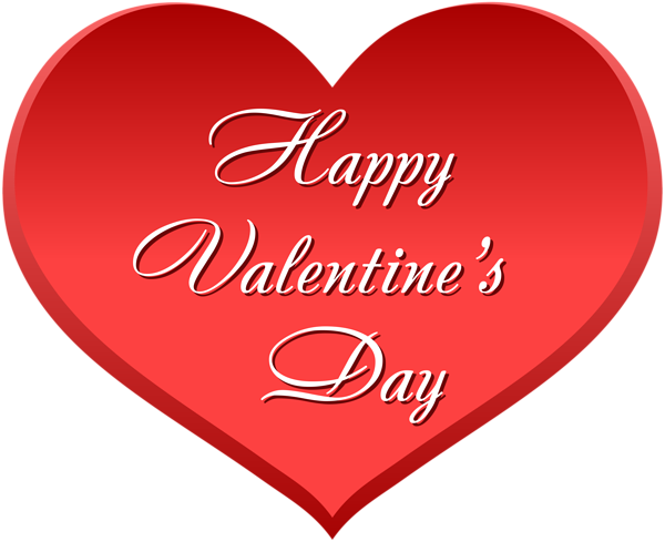 This png image - Happy Valentine's Day Heart Clip Art Image, is available for free download