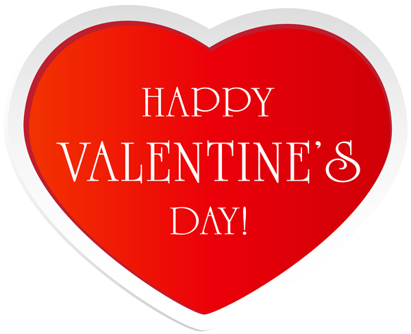 This png image - Happy Valentine's Day Red Heart Clip Art Image, is available for free download