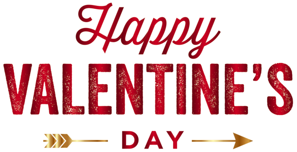 This png image - Happy Valentine's Day Red PNG Clip Art Image, is available for free download