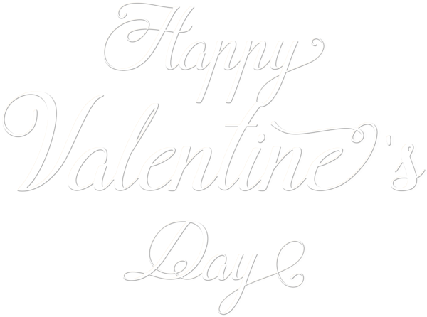 This png image - Happy Valentine's Day Text Transparent PNG Image, is available for free download