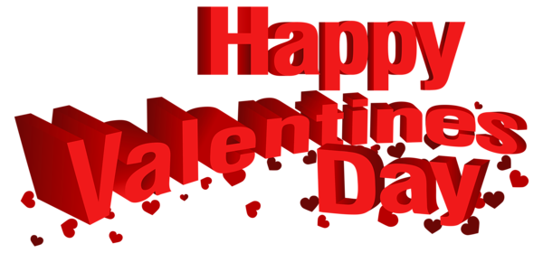 This png image - Happy Valentine's Day Transparent PNG Clip Art Image, is available for free download
