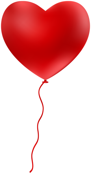 This png image - Heart Balloon PNG Red Clipart, is available for free download