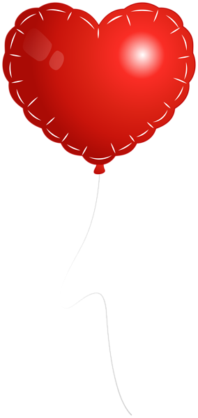 This png image - Heart Balloon Red Transparent PNG Clipart, is available for free download
