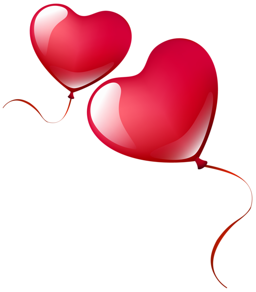 This png image - Heart Balloons PNG Clipart Image, is available for free download