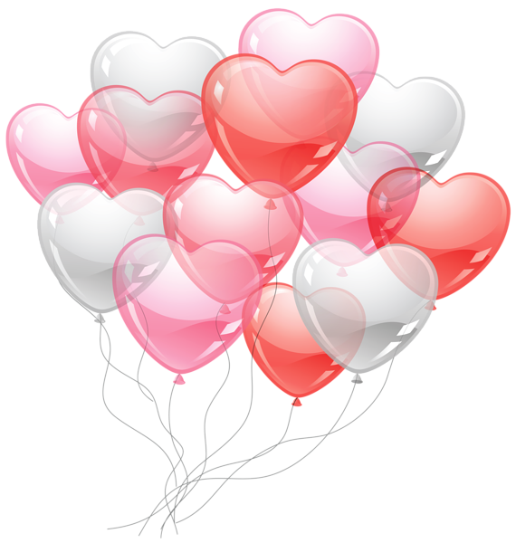 This png image - Heart Baloons PNG Picture, is available for free download