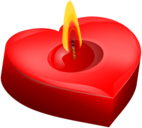 This png image - Heart Candle Transparent Image, is available for free download