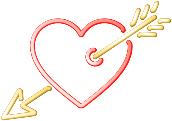 This png image - Heart and Arrow Transparent Clip Art Image, is available for free download