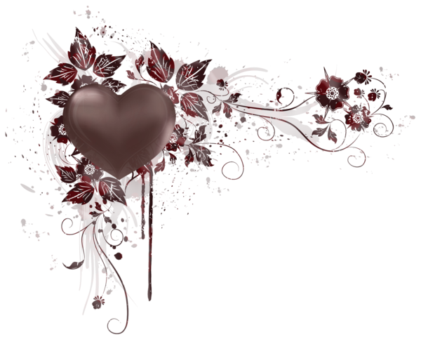 This png image - Heart and Decor PNG Picture Clipart, is available for free download