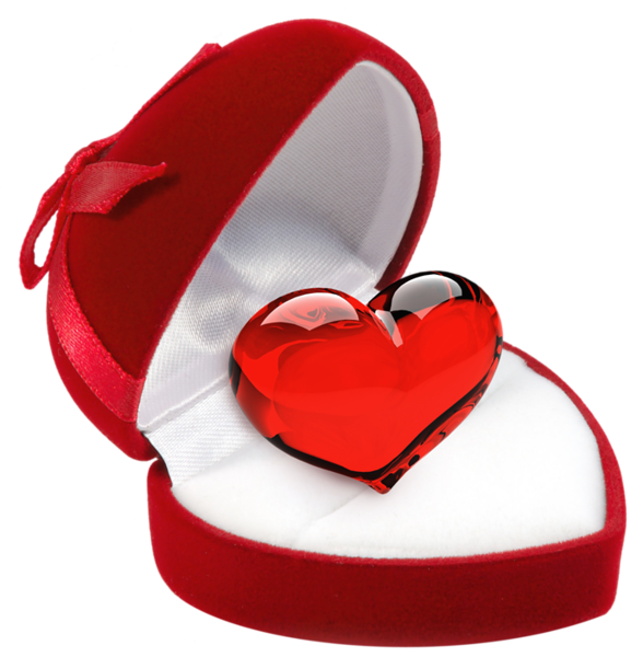 This png image - Heart in Jewelry Box PNG Clipart Picture, is available for free download