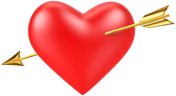 This png image - Heart with Arrow Transparent Clipart, is available for free download