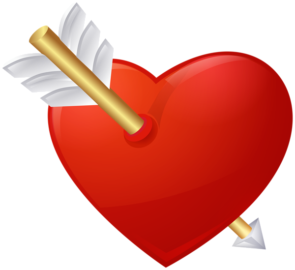 This png image - Heart with Arrow Transparent Image, is available for free download