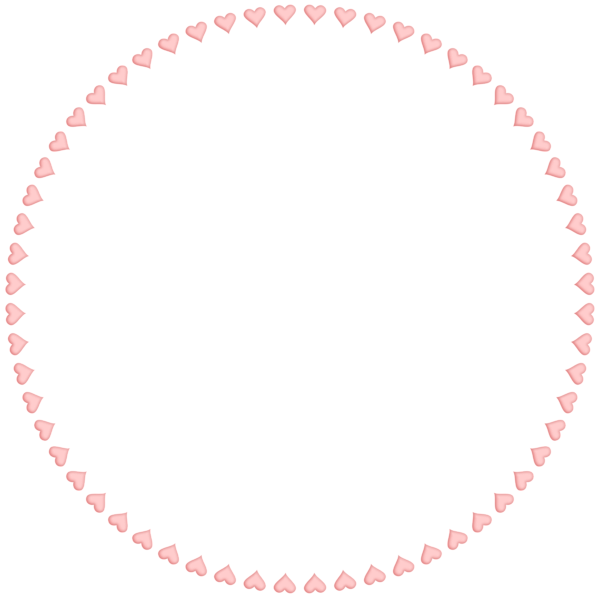 This png image - Hearts Border Pink PNG Transparent Clipart, is available for free download