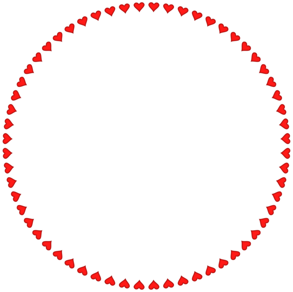 This png image - Hearts Border Red PNG Transparent Clipart, is available for free download