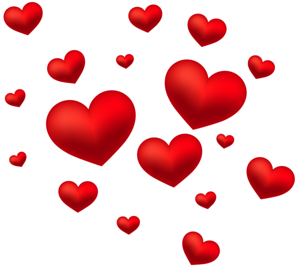 This png image - Hearts Decoration Transparent PNG Clip Art Image, is available for free download