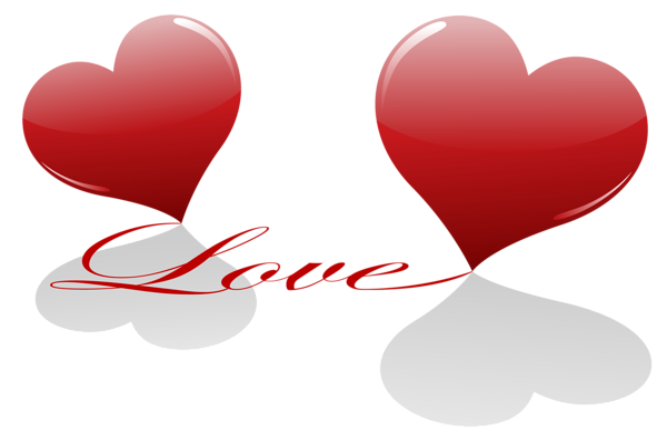 This png image - Hearts with Love PNG Clipart Picture, is available for free download