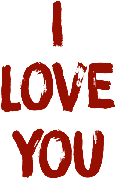 This png image - I Love You PNG Transparent Clipart, is available for free download