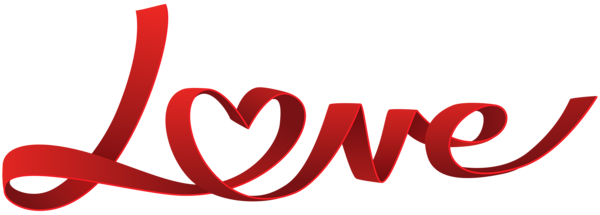 This png image - Love Decorative Text Red Transparent Image, is available for free download