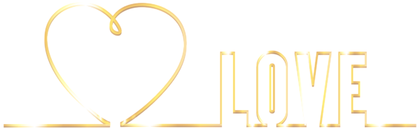 This png image - Love Gold Transparent PNG Image, is available for free download