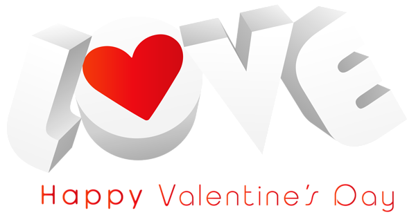 This png image - Love Happy Valentine's Day Transparent PNG Clip Art Image, is available for free download