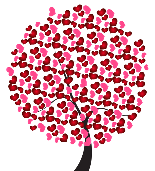 This png image - Love Heart Treer PNG Clip Art Image, is available for free download
