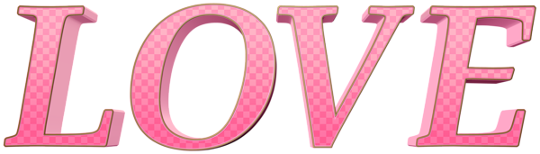 This png image - Love Pink Text Transparent Clipart, is available for free download
