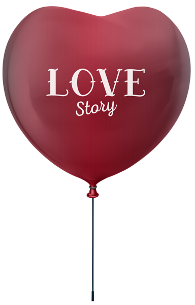 This png image - Love Story Heart Balloon PNG Clip Art Image, is available for free download