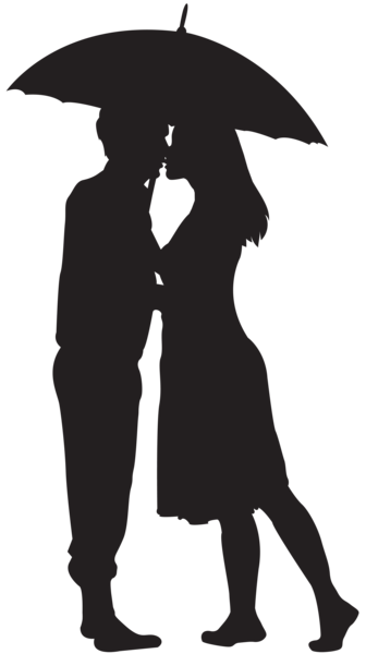 This png image - Loving Couple Silhouette PNG Clip Art Image, is available for free download