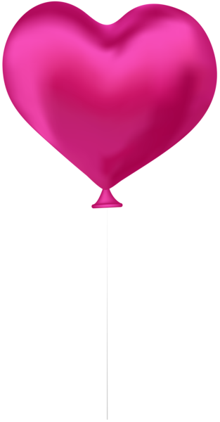 This png image - Pink Heart Balloon PNG Clip Art Image, is available for free download