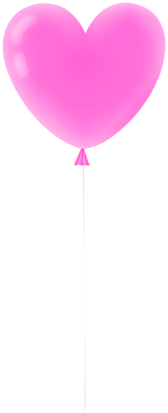 This png image - Pink Heart Balloon Transparent Clipart, is available for free download